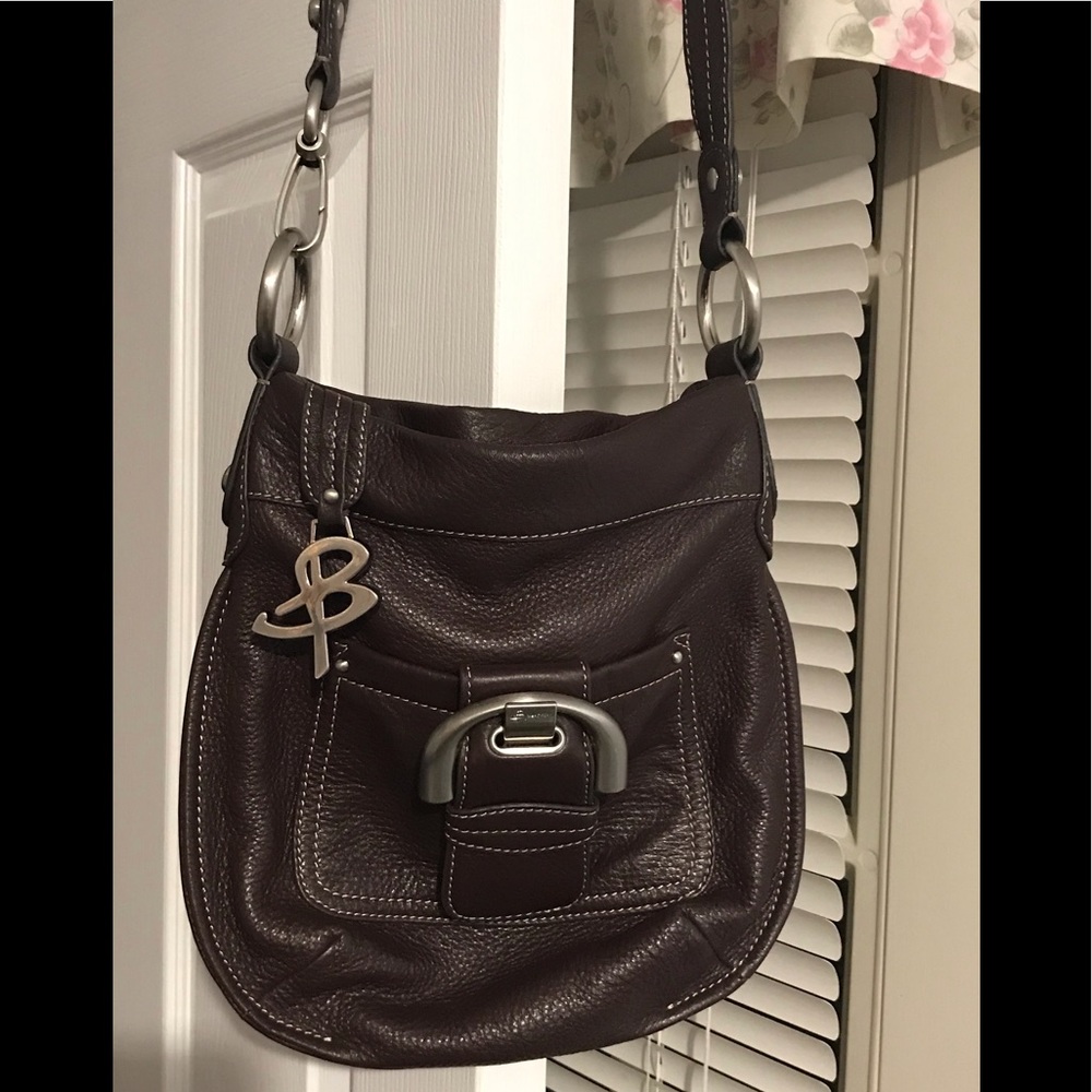 B. Makowsky Westbourne brown leather crossbody bag